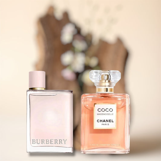 Coco Chanel 100 ml + Burberry Her 100 ml